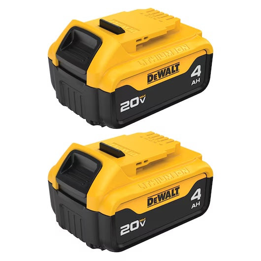 Dewalt® 20V MAX* 4Ah Battery (2 PK) DCB204-2