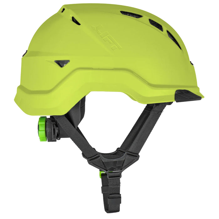 Lift Safety RADIX Safety Helmet Vented - Hi-Viz