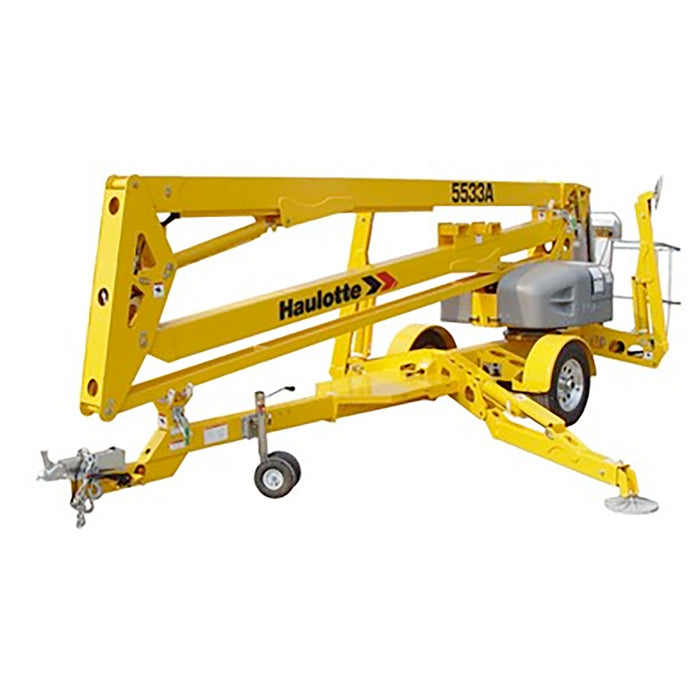 Haulotte 5533 A 55 Ft. Electric-Articulating Towable Boom Lift | Rental