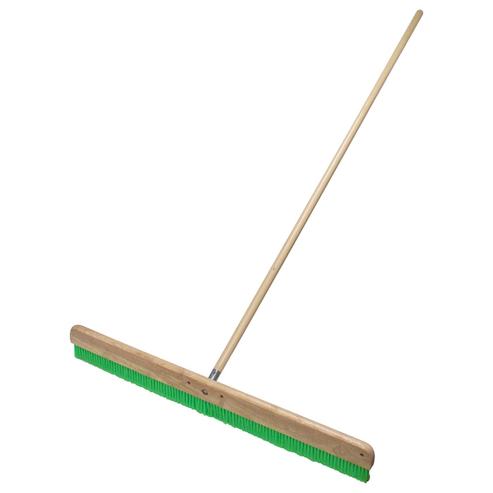 36" Green Nylex® Soft Finish Broom with Handle