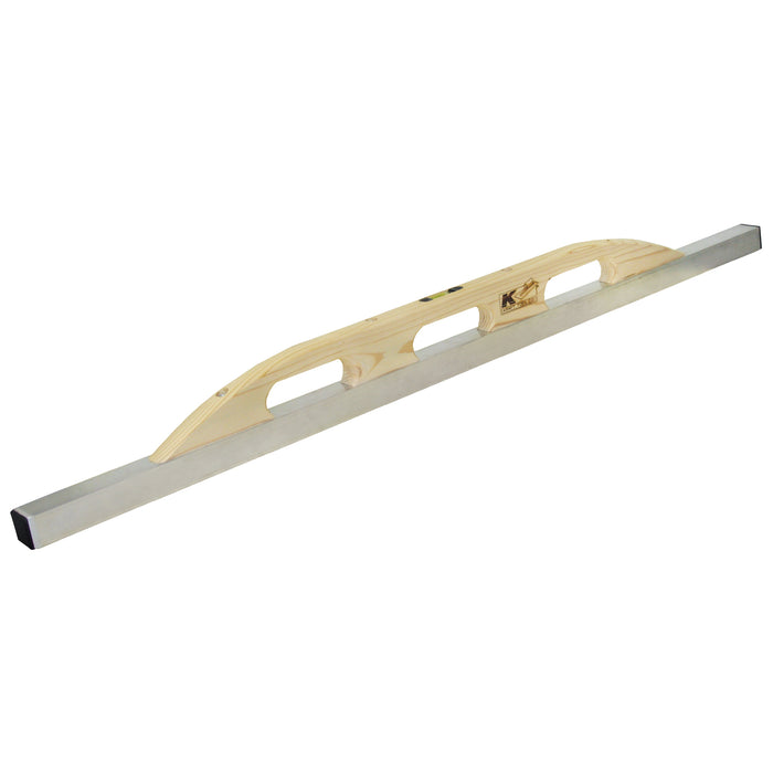 4' BuckEye™ Straightedge 1-1/2" x 1-1/2" with Level Vial Handle