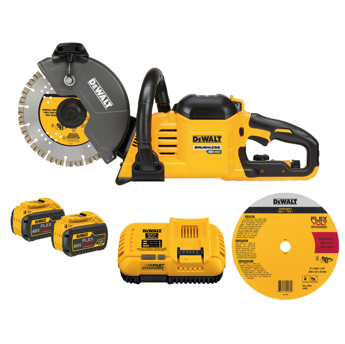 FLEXVOLT® 60V MAX* CORDLESS BRUSHLESS 9 IN. CUT-OFF SAW KIT