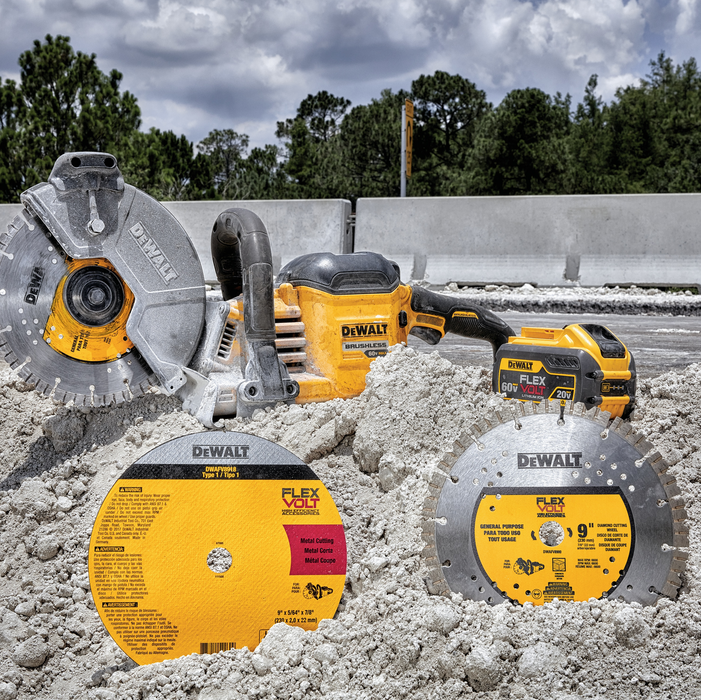 Dewalt® FLEXVOLT® 60V MAX* CORDLESS BRUSHLESS 9 IN. CUT-OFF SAW KIT, DCS692X2