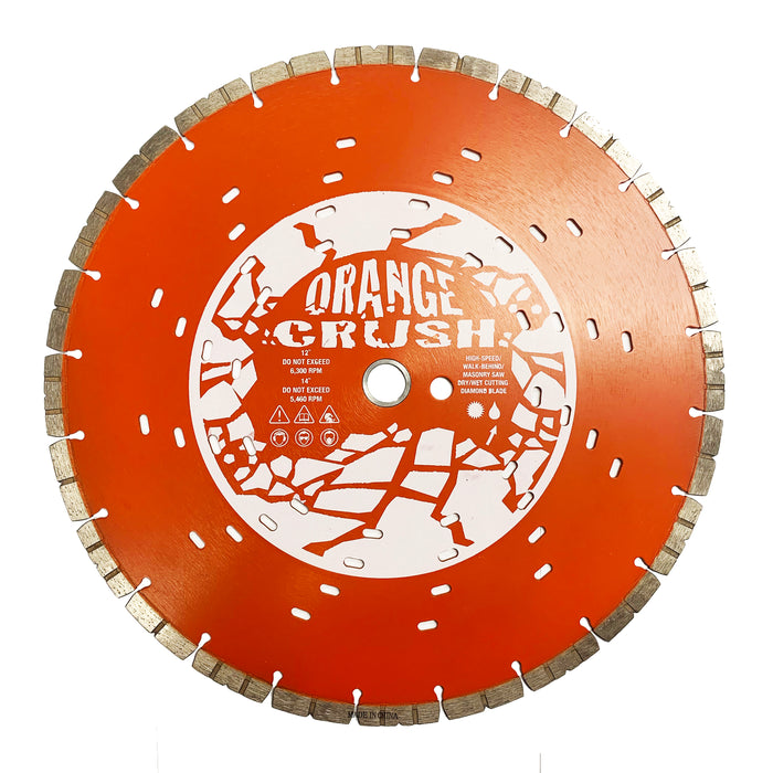 Husqvarna 14" Orange Crush Diamond Blade (Wet/Dry)