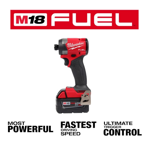 Milwaukee M18 FUEL 1/4" Hex Impact Driver Kit 2953-22
