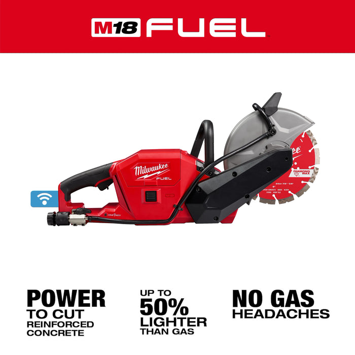 Milwaukee M18 FUEL 9" Cut-Off Saw w/ ONE-KEY Kit 2786-22HD