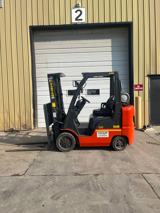 Nissan 5k 15.5' Propane Forklift 2016, HL-6, (Used for Sale)