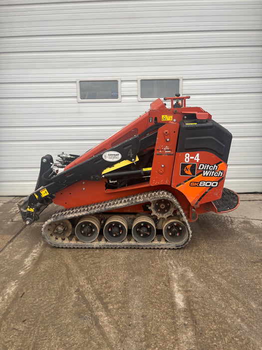 Ditch Witch SK800 Mini Skid w/ Bucket & Forks, MS8-4 (Used for Sale)