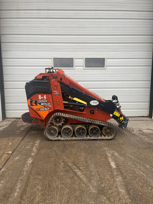 Ditch Witch SK800 Mini Skid w/ Bucket & Forks, MS8-4 (Used for Sale)