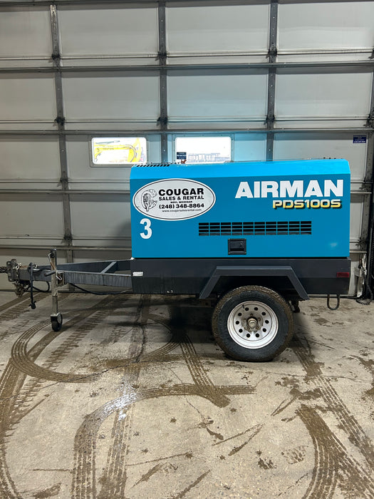 100 Cfm Compressor Airman PDS100S-6B4 Air Compressor - 100CFM - Diesel, AC100-3 (Used for ...
