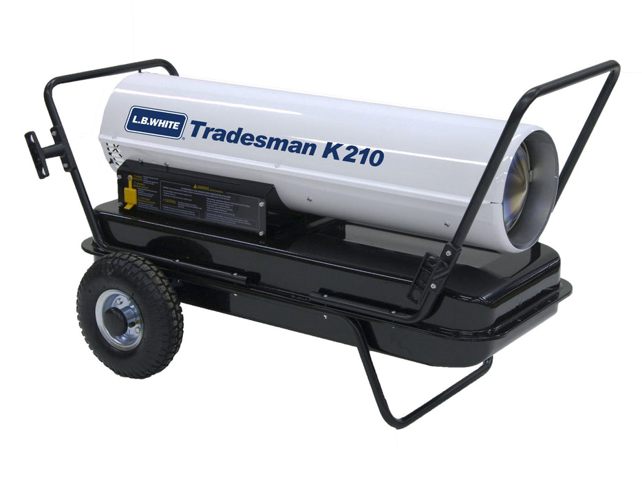 Direct Fired 210,000 BTU L.B. White Tradesman K210 | Rental