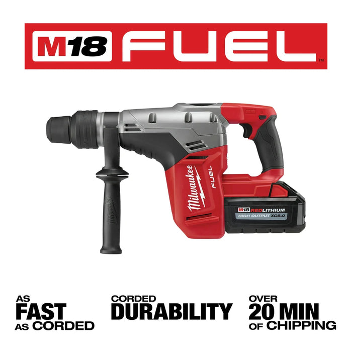 Milwaukee M18 Fuel 1-9/16" SDS Max Rotary Hammer Kit 2717-22HD