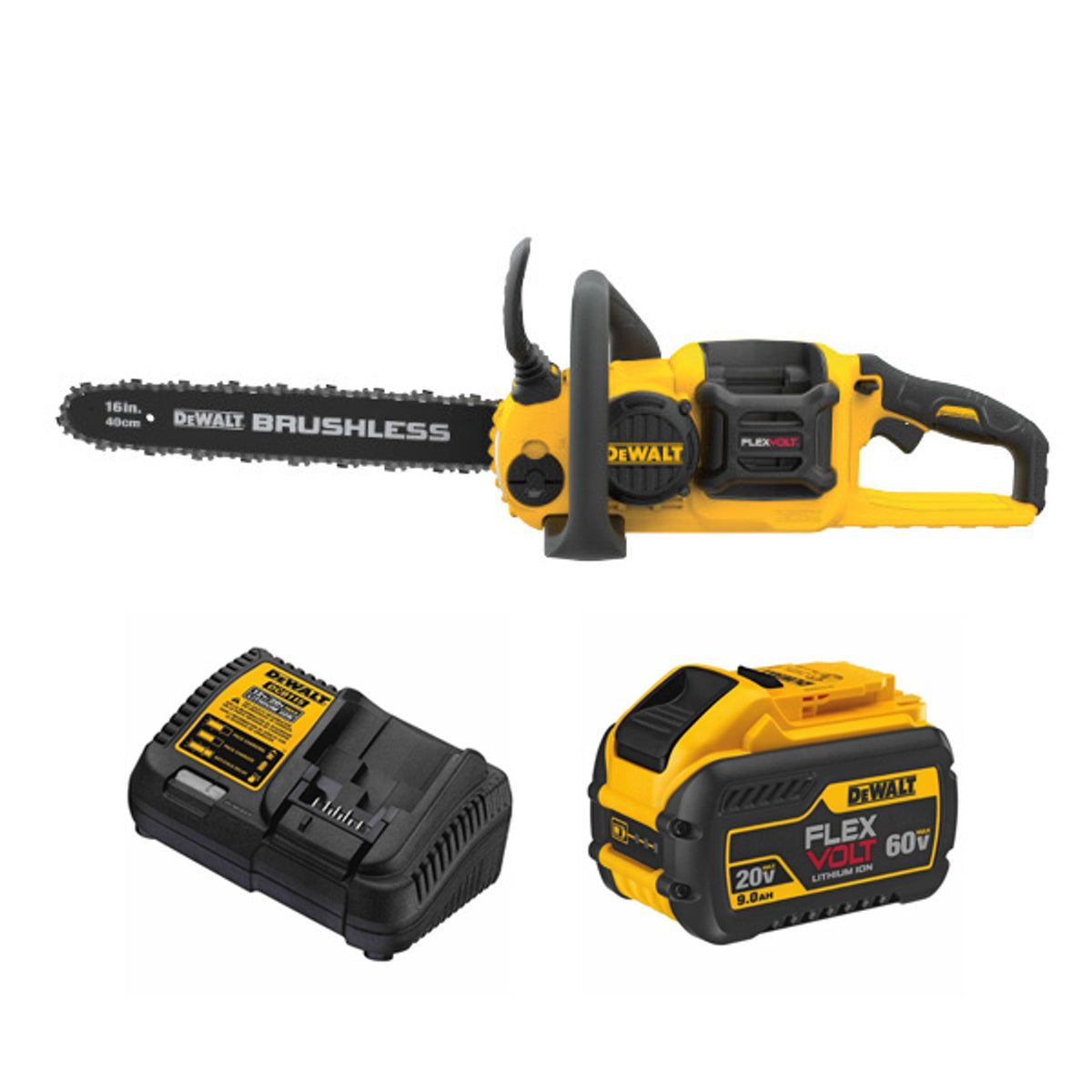 Dewalt® FLEXVOLT® 60V MAX* Brushless Chainsaw Kit DCCS670X1 — Cougar ...