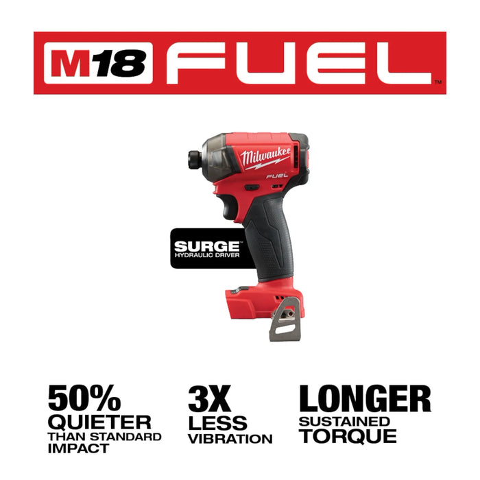 Milwaukee M18 FUEL SURGE 1/4" Hex Hydraulic Driver Kit 2760-22