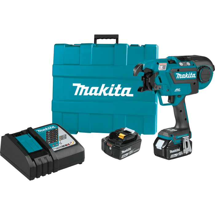 MAKITA XRT01TK 18V LXT® Lithium‑Ion Brushless Cordless Rebar Tying Tool Kit (5.0Ah)