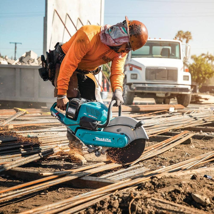MAKITA GEC01PL4 80V max (40V max X2) XGT® Brushless 14" Power Cutter Kit with 4 Batteries (8.0Ah)