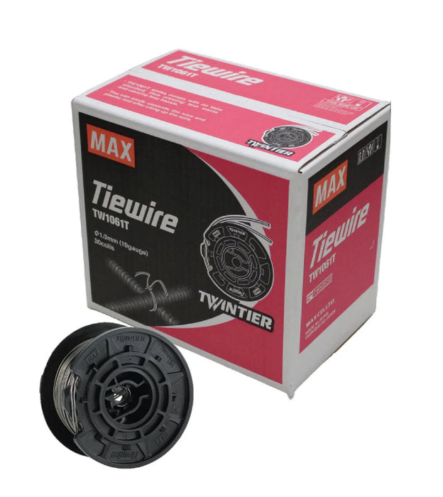MAX USA TW1061T Twin Tier Black Wire (30 Spools per Box)