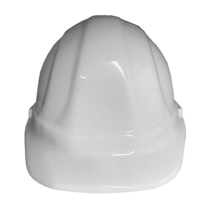 (White) ERB Omega II Hard Hat | 6-Point Ratchet Suspension