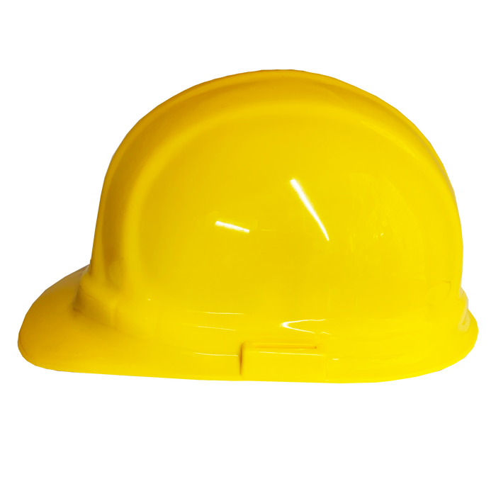 (Yellow) ERB Omega II Hard Hat | 6-Point Ratchet Suspension