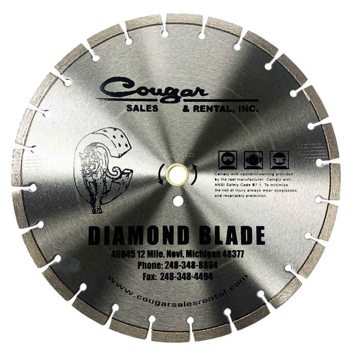 (14" / 16") CC14X Cougar Diamond Blade