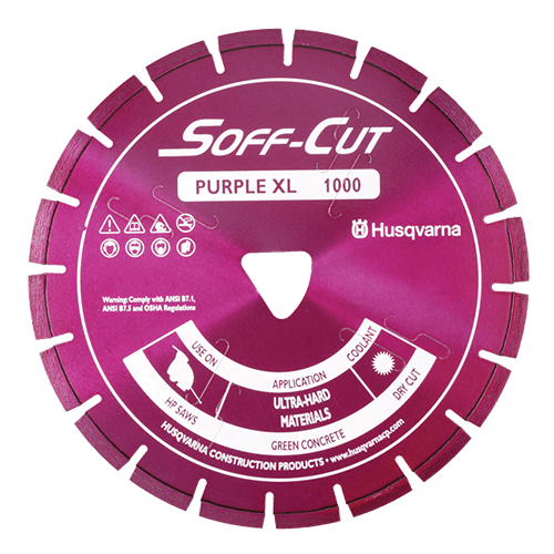 SoffCut Excel 1000 Series | Purple Husqvarna Diamond Blade