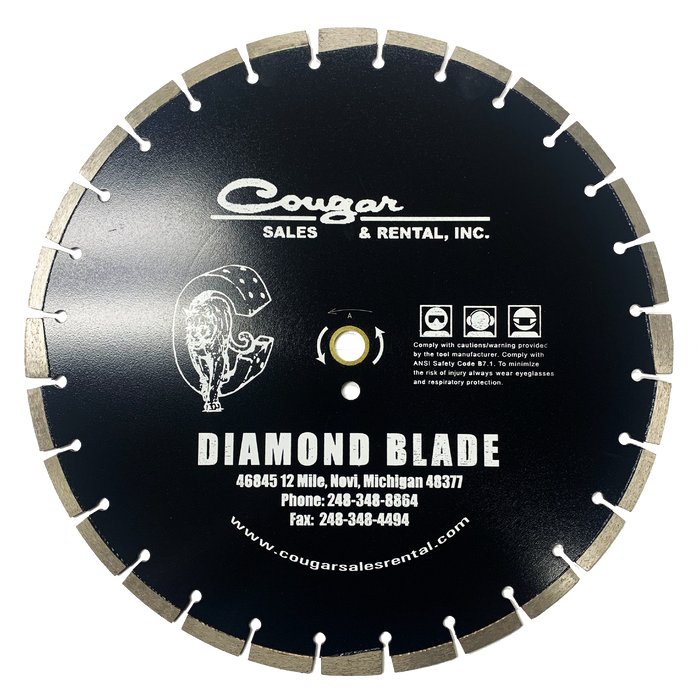 (14" / 16") SAS1410 Cougar Diamond Blade