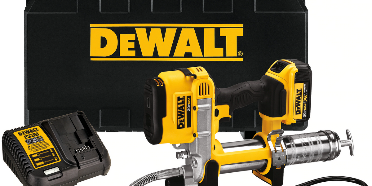 Dewalt 20v grease gun kit hotsell