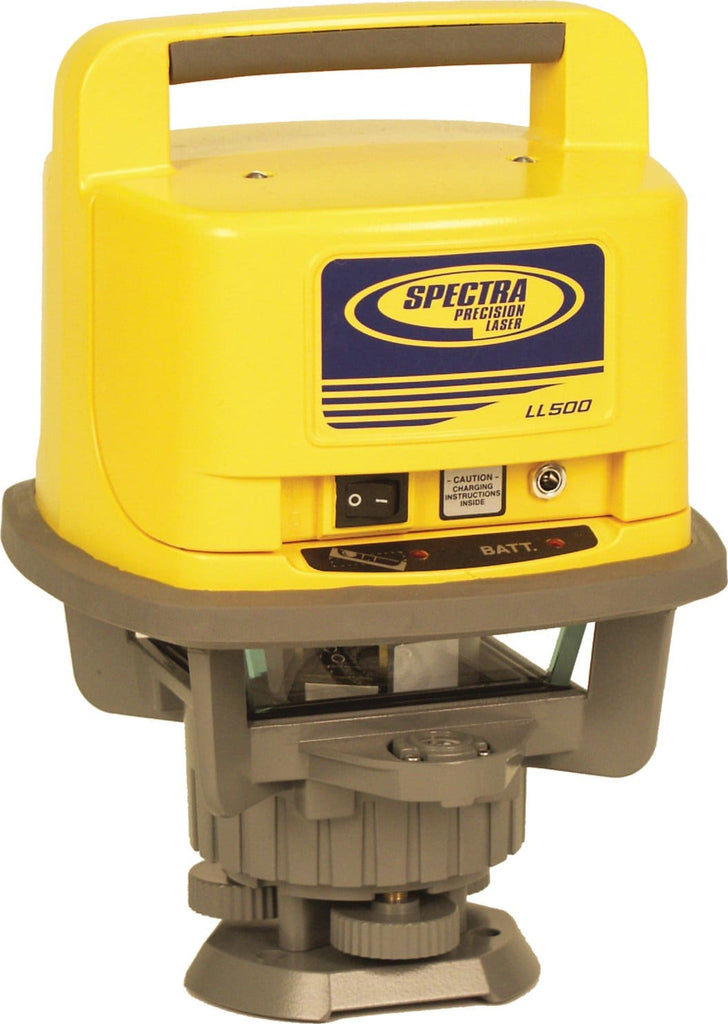 SPECTRA LL500-2 LASER LEVEL PACKAGE (tripod, receiver, rod & clamp) –  Janell Concrete and Masonry Equipment, Inc.