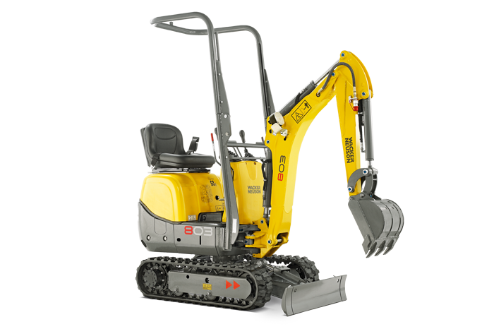 Wacker Neuson 803 Dual-Power Mini Excavator | Rental