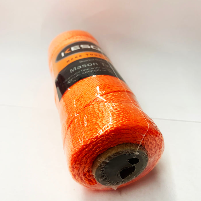 t.w Evans Cordage 12-520 Number-1 Braided Nylon Mason 500-Feet Orange